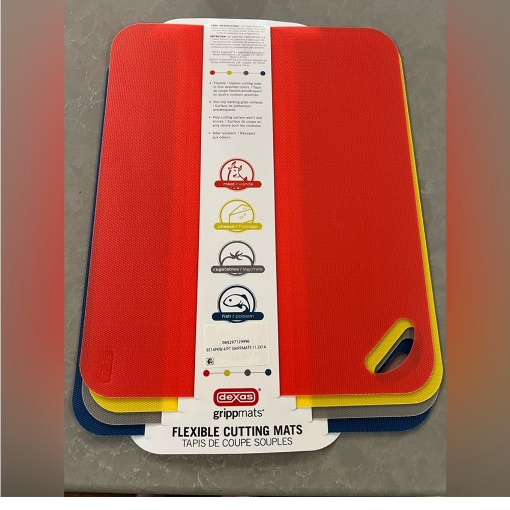Heavy duty flexible cutting board pack of four org $20